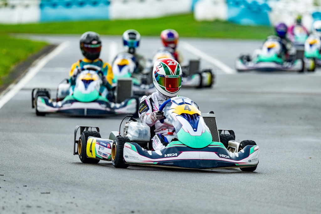 To mesterskaber på to uger: Signe Pejs Ørnbøll vinder nyt DM og en asiatisk titel.
(Foto: FIA Arrive and Drive Asia-Pacific)